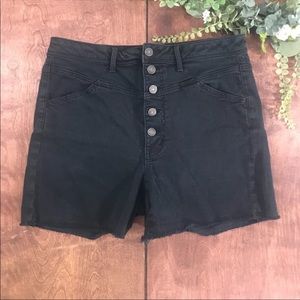American Eagle High Waisted Button Down Shorts